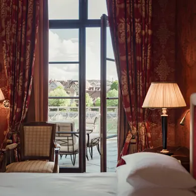 Les Trois Rois River King Room Balcony 114 1302 2