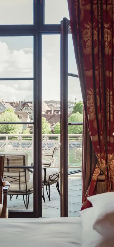 Les Trois Rois River King Room Balcony 114 1302 2