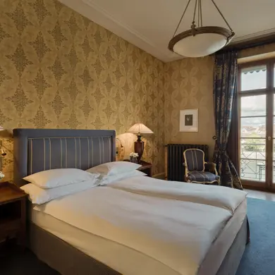 Les Trois Rois River Queen Room Balcony 214 1500 2