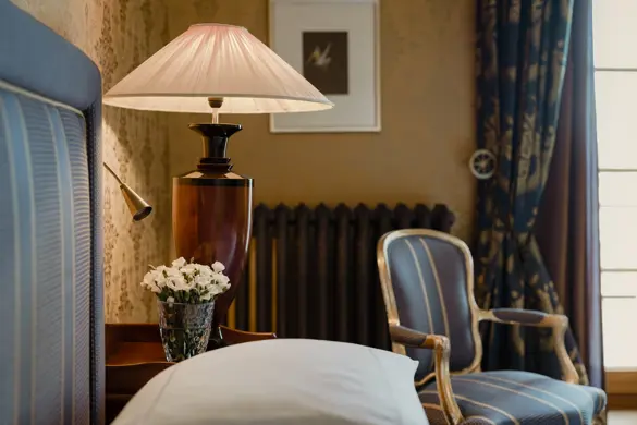 Les Trois Rois River Queen Room Balcony 214 1519 2