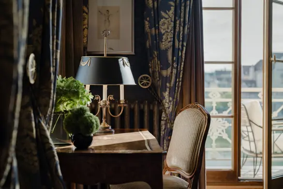 Les Trois Rois River Junior Suite Balcony 115 1417 2